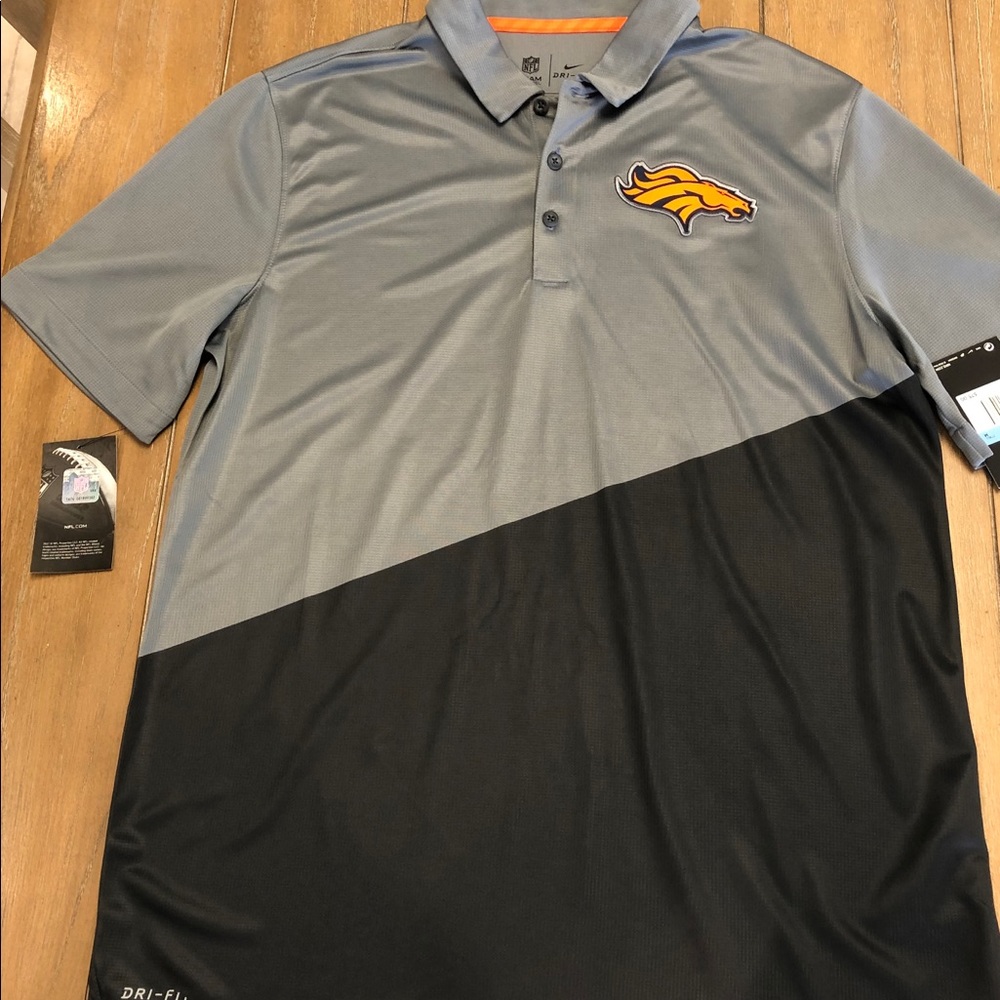 NWT - Men’s Nike Dri Fit Denver Broncos Polo 🏈